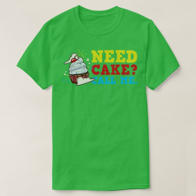Cake Baker Baking 1 T-Shirt (Design Front)