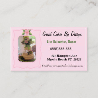 Cake Baker Business Cards