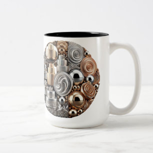 Cake Baker's, A Blend of Style and Function Two-Tone Coffee Mug