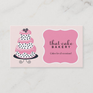 Cake Bakery Business Card