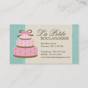 Cake Bakery Business Cards