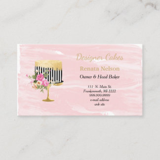 Cake Bakery Business Cards
