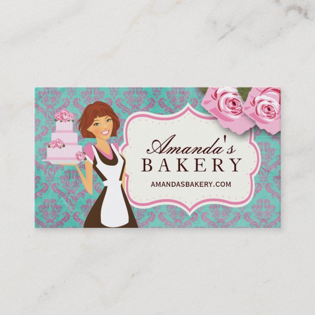 Cake Bakery Business Cards (Front)
