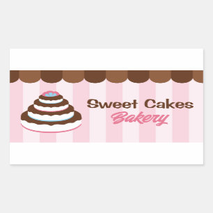 Cake Bakery Label   Cute Cakes   Awning Border