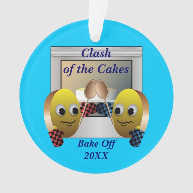 Cake Baking Contest Ornament (Front)