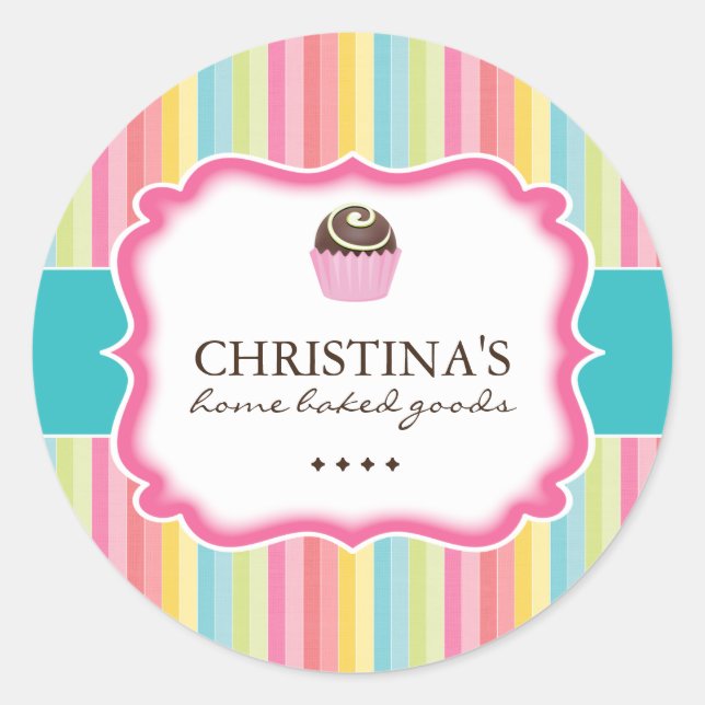 Cake Balls - Packaging Stickers (Front)