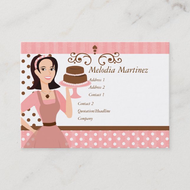 Cake Beauty Business Card (Front)