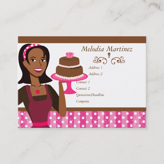 Cake Beauty Business Card (Front)