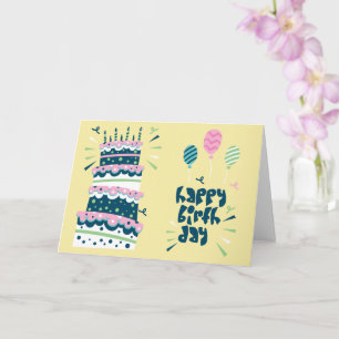 Cake Birthday Card