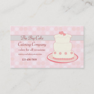 Cake catering Business Card