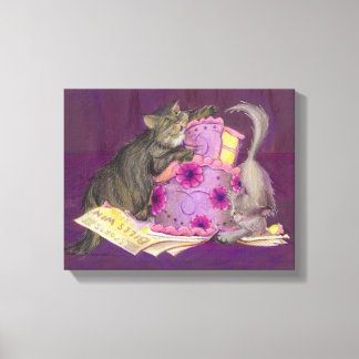 Cake Cats Collection Canvas Print