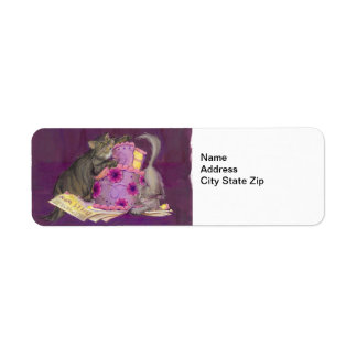 Cake Cats Return Address Labels