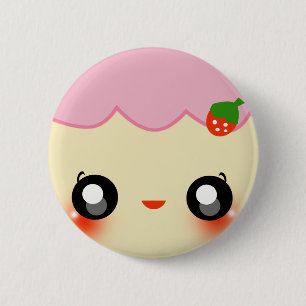 Cake Chan 6 Cm Round Badge