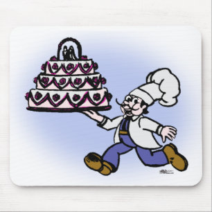 Cake Chef Mouse Pad