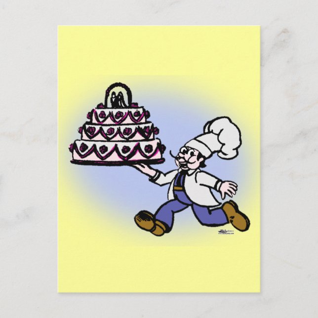 Cake Chef Postcard (Front)