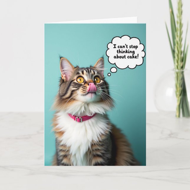 Cake Craving Birthday Card (Front)