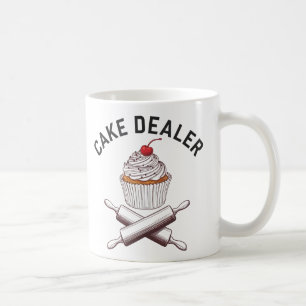 "Cake Dealer Cupcake Design Custom Baking Design Coffee Mug
