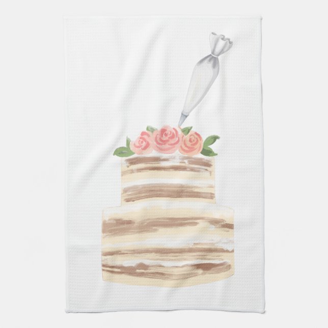 Cake Decorating  Tea Towel (Vertical)
