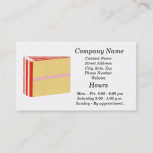 Cake Decorator business cards - template