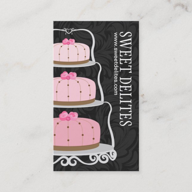 Cake Designer Business Card (Front)
