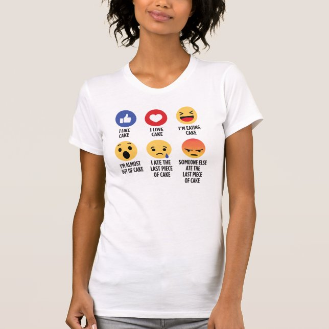 Cake Emojis T-Shirt (Front)