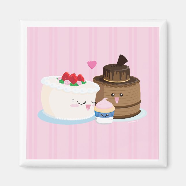 Cake Family Magnet (Front)