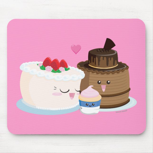 Cake Family Mouse Pad (Front)