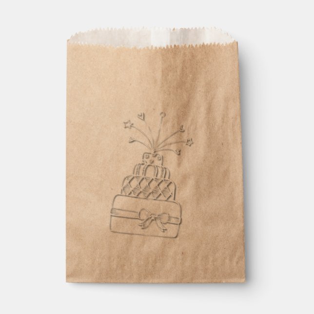 Cake Favour Bags (Front)