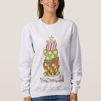 Cake For The King; Happy Birthday Jesus; Christmas Sweatshirt