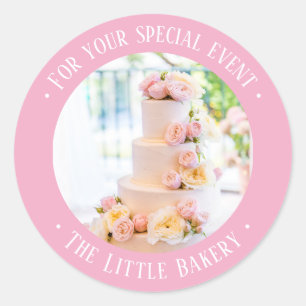 Cake for your special event  classic round sticker