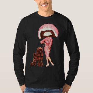 Cake Head Snow Cake Poodle Pin Up T-Shirt