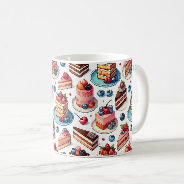 Cake in Your Face Coffee Mug (Front Right)