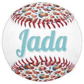 Cake in Your Face (personalize) Softball