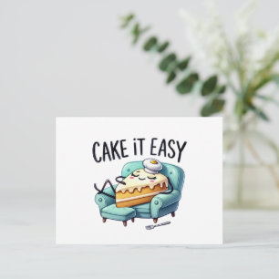 Cake It Easy - Relaxing Cake Postcard