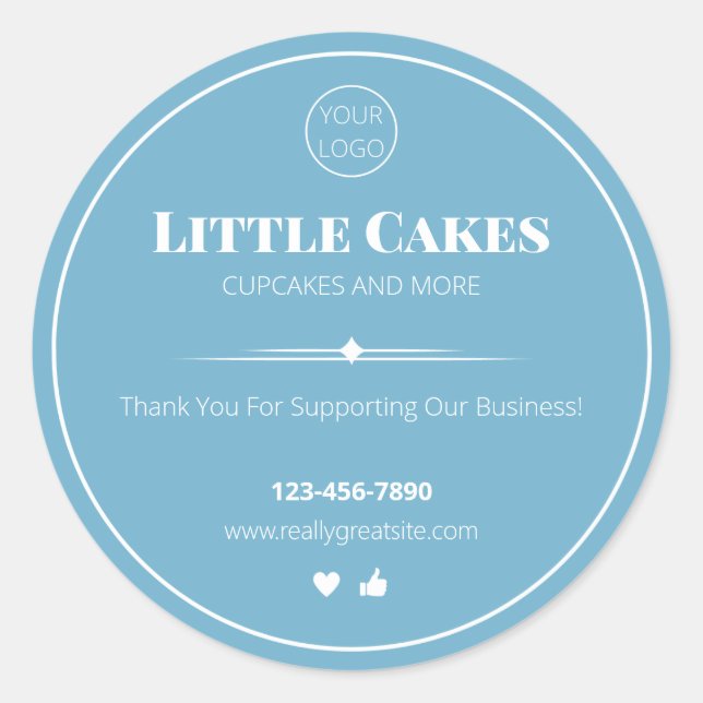 Cake Labels, Cookie Labels, Yoghurt Labels (Front)