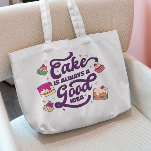 Cake Lettering Tote Bag   (Creator Uploaded)