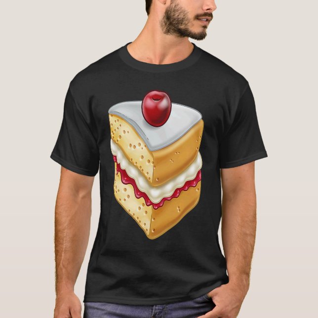 Cake makes everything okay bakers T-Shirt (Front)