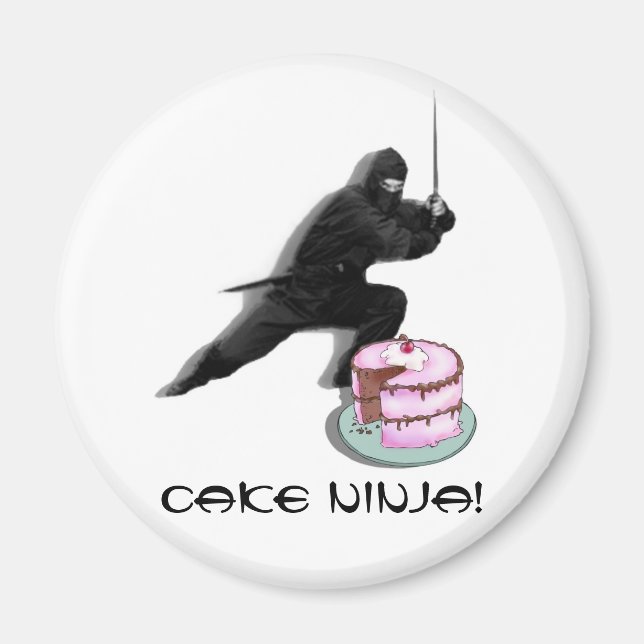 Cake Ninja! Magnet (Front)