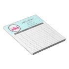 Cake Pops and Cupcake Aqua Receipts