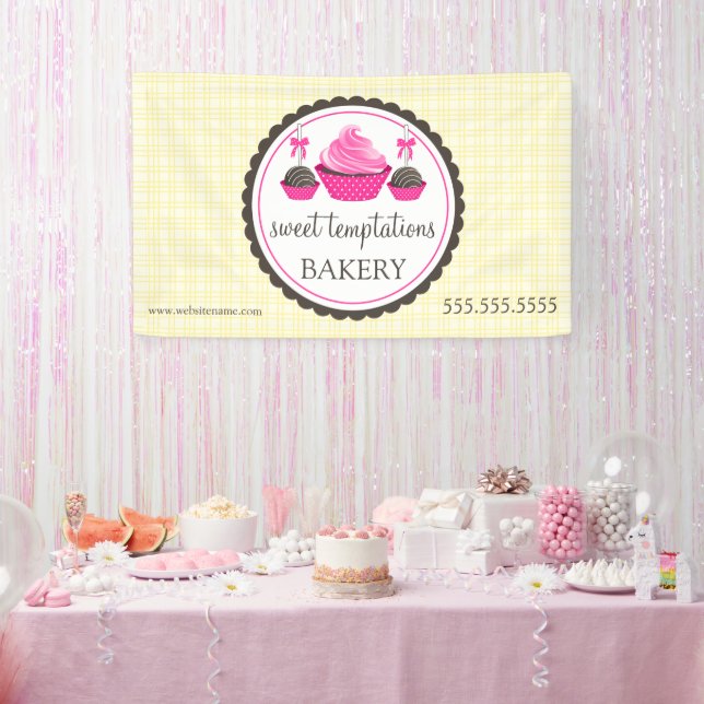 Cake Pops and Cupcake Banner (Party)