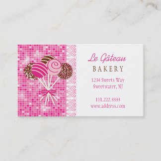 Cake Pops Bakery : Business Card