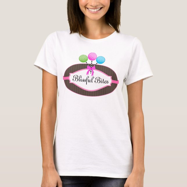 Cake Pops Bakery Business T-Shirt (Front)