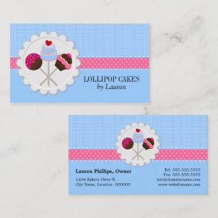 Cake Pops Business Card