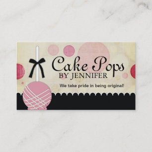 Cake Pops Business Cards