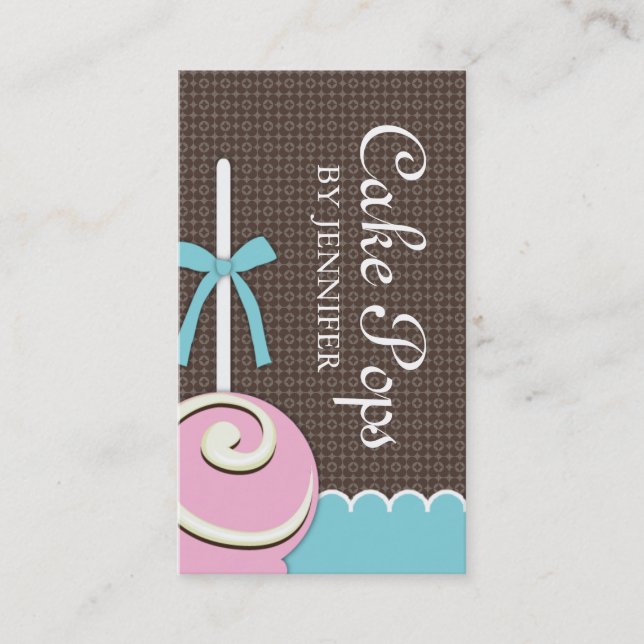 Cake Pops Business Cards (Front)
