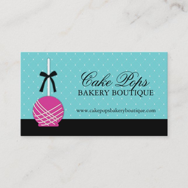 Cake Pops Business Cards (Front)