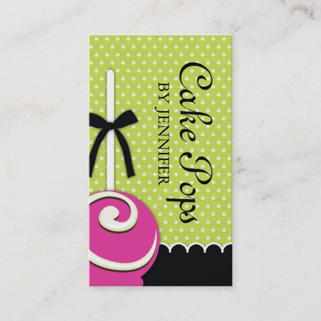 Cake Pops Business Cards (Front)