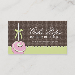 Cake Pops Business Cards