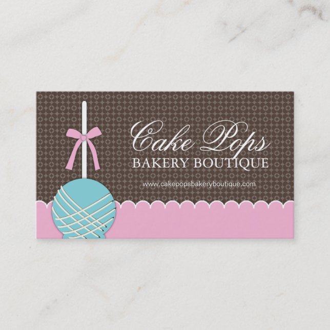 Cake Pops Business Cards (Front)