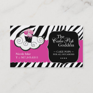Cake Pops Business Cards - Custom